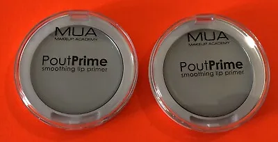 MUA - MAKEUP ACADEMY - 2x POUTPRIME SMOOTHING LIP PRIMER - BRAND NEW - FREE P&P • £3.75