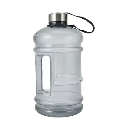 2L Large Water Bottle Drink Bottle Jug Sports Gym Training Workout BPA Free Grey • $6.89