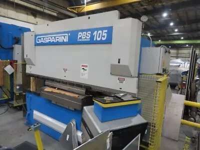 2000 Model PBS 105/3000 GASPARINI  115-Ton Hydraulic Press Brake Length: 10 Feet • $32900