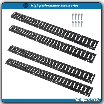 For Cargo On Pickups Trucks Trailers Vans 4 Pack 5' E Track Tie Down Rail Kit • $86.12