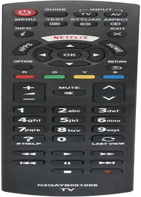 Allimity New N2QAYB001008 Replacement Remote Control Fit For Panasonic Viera LED • $40.95