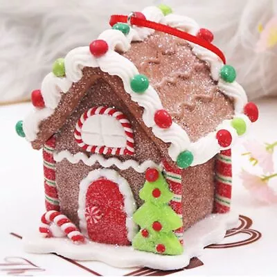 Hanging Christmas House Sparkly Christmas Decoration Christmas Bakery  Home • $16.20