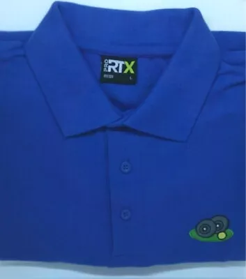 Bowls Shirt Royal Blue With Logo • £11.25