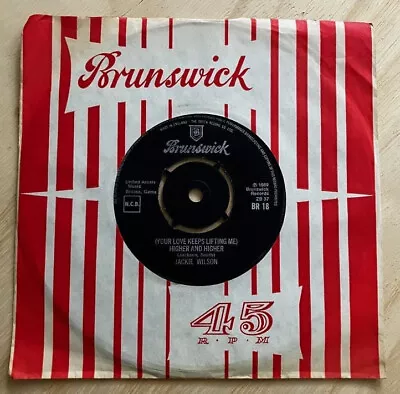 Jackie Wilson - I Get The Sweetest Feeling/Higher And Higher - BR 18 - 7  Singl • £9