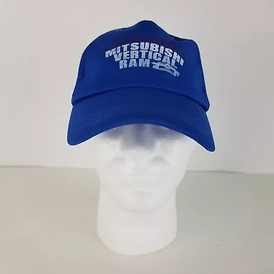 Mitsubishi Vertical Ram Blue Hat Cap Commemoration Of Manufacturing 200 MVR  • $3.99