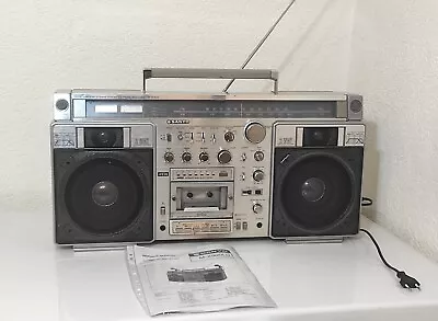 Vintage Sanyo M-X920 Vintage Stereo Cassette Recorder Boombox Japan • $300