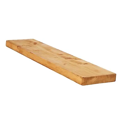 £70.99 • Buy Chunky Floating Shelf - Solid Wood - 9x2 - Custom Lengths - Range Of Colours!