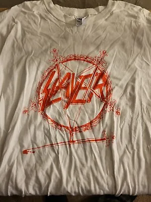 Slayer Shirt. Vintage. Thrash. Metal. Antichrist. Size L • $15