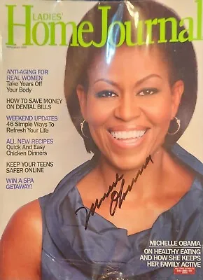 RARE SIGNED Michelle Obama Hand-signed Ladies Home Journal Magazine W/ COA Auto • $58