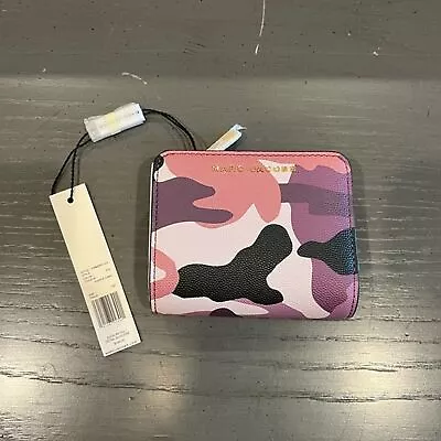 NWT Marc Jacobs Small Compact Wallet - Purple Camo • $135