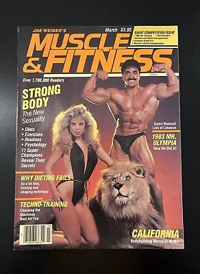 Muscle & Fitness Bodybuilding Magazine March 1984 Samir Bannout Mr. Olympia • £16.09