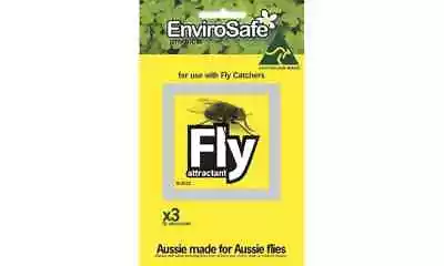 PESTROL ENVIROSAFE FLY TRAP REGULAR REFILL 3 PACK OZ STOCK Fast And Free • $10.90