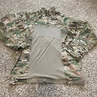 NEW ARMY MULTICAM 3/4 Zip Combat Shirt - LARGE  #j24 • $44.50