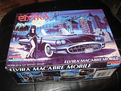 Elvira Mistress Of The Dark 1958 Thunderbird Macabre Mobile-Monogram-1/24-1988 • $49.99