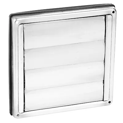 Stainless Steel External Wall Air Vent Extractor Grille No Return Flaps 125mm 5  • £8.99