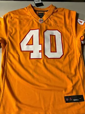Tampa Bay Buccaneers Nike Orange Mike Alstott #40 Jersey Youth Size 14/16 Large • $39