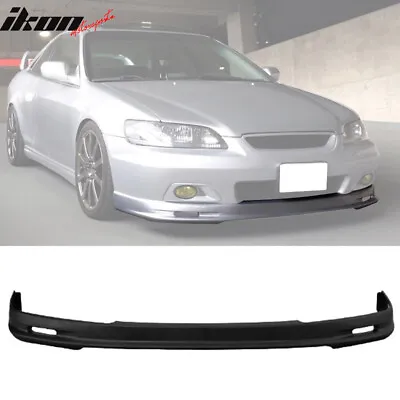Fits 01-02 Honda Accord Coupe Front Bumper Lip Spoiler Mugen Style Unpainted PP • $64.99