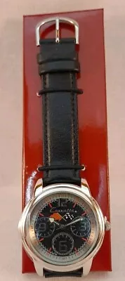 Vintage TM GM Chevrolet Corvette Quartz Men's Watch AVON F29331-1/AG W/Box • $29.99
