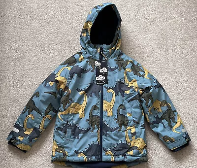 £23.99 • Buy NEW Next Boys Waterproof Warm Dinosaur Themed Coat 5-6 Years