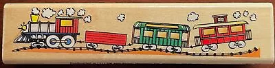Stampabilities Wood Mounted Rubber Stamp - Choo Choo Train • $5.03