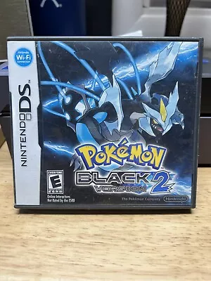 Case And Manual Only NO GAME OEM Pokemon Black Version 2 Nintendo DS Authentic • $55