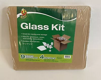 Duck. Glass Moving/Storage Kit. 9 Foam Pouches 4 Dividers. Box Not Included. • $8.99