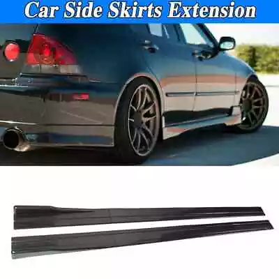 For Infiniti G35 Coupe 78.7  2m Carbon Fiber Look Side Skirt Extension Splitter • $62.99