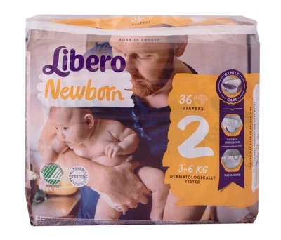 £13.99 • Buy Libero Newborn, Size 2 Nappies, Pack Of 36