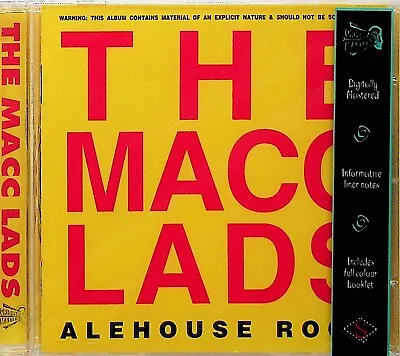 £15.72 • Buy The Macc Lads – Alehouse Rock CD (NEW 1999) Garage/Punk Rock 1994 Album Reissue