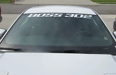 Ford Mustang Boss 302 Windshield Banner - 2012-2014 Window Decal Vinyl Sticker • $24.99