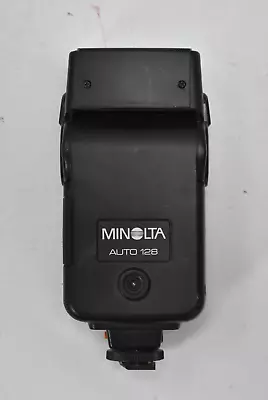 Minolta Auto 128 Flash Attachment Camera Accessory Vintage Bottom Shoe Mount • $16.80