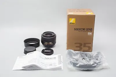 Nikon AF-S Nikkor 35mm F1.8 F/1.8 G DX  Lens For Nikon F Mount Boxed • $247