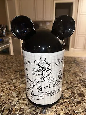 Disney Mickey Mouse Sketch Cookie Jar 90 Years Of Magic Sketchbook Ceramic • $24.50