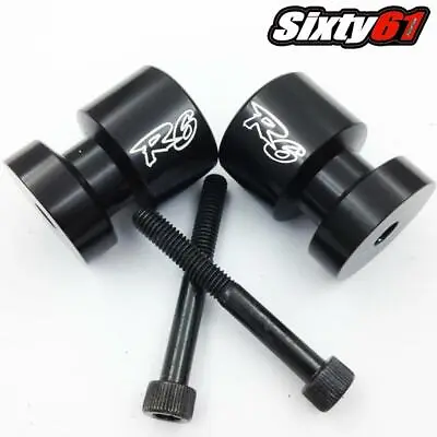 Yamaha R6 Swingarm Spools Black 1999-2014 2015 2016 2017 2018 2019 2020 Sliders • $19.99