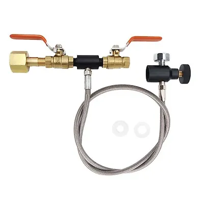 W21.8 CO2 Cylinder Tank Refill Adapter Hose Filling Station For Sodastream Tank • £25.19