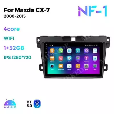 For MAZDA CX-7 2008-2015 Android 13 Car Radio Stereo GPS Navi Head Unit BT FM • $159.99