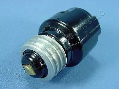 $5.98 • Buy Leviton Black Phenolic Light Socket Lamp Holder Extension Medium Base Bulk 2006
