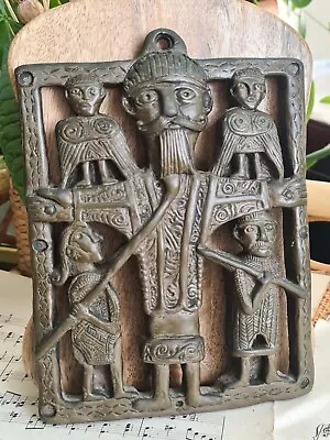 Celtic Plaque Christ The King Plaque Cold Cast Wild Goose Studio Kathleen Smythe • £49.99