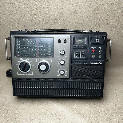 Worldstar MG-6000 Radio Multi Band AM FM CB Weather Police Shortwave Air Vtg • $53