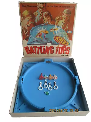 1968 Ideal Toys BATTLING TOPS Game #2340-8 • $129.99