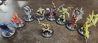 Mage Knight Dungeons Rare DEMO Pre-release Figs. 1 Hero 8 Mage Spawn 11 Chests • $100