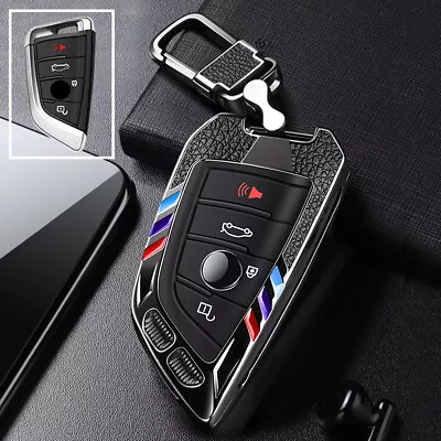 Zinc Alloy Car Key Fob Case Cover For BMW 2 5 6 7 Series X1 X3 X5 X6 F15 M Style • $39.50