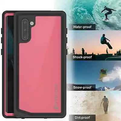 Samsung Galaxy Note 10 Waterproof Case IP68 Built In Screen  Punkcase   Pink • £27