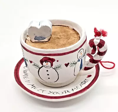 Jolly Foiles By Sandi Gore Evans Midwest Of Cannon Falls Snowman Mug Ornament • $6.95