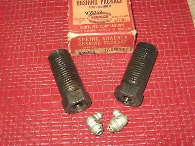 NOS Mopar 1936-38 Dodge Plymouth Right Front Shackle Bushing Kit • $19.49