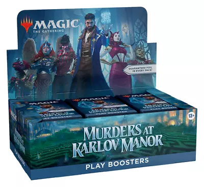 Murders At Karlov Manor Play Booster Box MKM Magic:  The Gathering Sealed NEW • $96.99