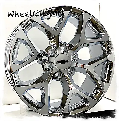 $1299.99 • Buy 20 Inch Chrome Snowflake 2020 Chevy Tahoe Suburban OE Replica Wheels 6x5.5 +24