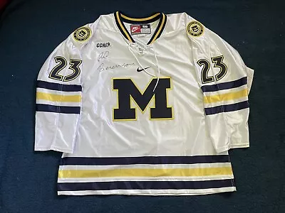 University Of Michigan Red Berenson Signed Hockey Jersey • $500