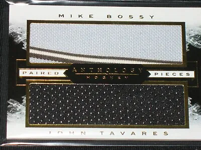 MIKE BOSSY  John Tavares  2014-15 ANTHOLOGY Paired #/190  DUAL JERSEY  Islanders • $14.99