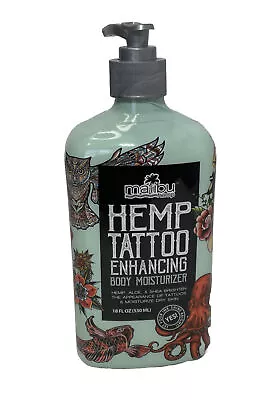 Malibu Hemp TATTOO ENHANCING BODY MOISTURIZER Lotion 18oz • $9.98